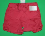 4 NWT Pumpkin Patch TROPICAL PARADISE Pink Coral Crochet Belt SHORTS Girls