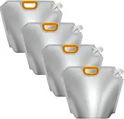 4 Pack Ice Bath Bags Reusable, 10L Bathtub Freezer Water Bags Portable Ice Mold Bags Cold Plunge Tub Accessories Water Chiller Ice Barrel Cold Therapy for Ice Baths at Home