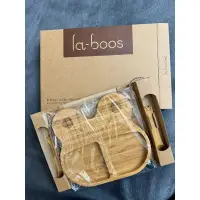 在飛比找蝦皮購物優惠-la boos 純天然竹製兒童餐具-幸福微笑蛙🐸