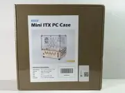 Mini ITX PC Case - Premium Clear Arcylic and Wood PC Case - Unique Small Gaming