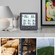 Indoor Outdoor Digital Thermometer Hygrometer W/3 Wireless Sensors, Temperature