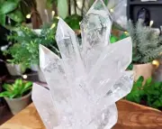 Tall And Wide clear quartz crystal Cluster Of Towers, Reiki, meditation,