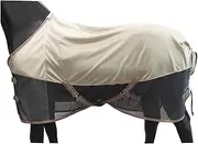 Breathable and UV Protective Tear-Resistant Mesh Horse Fly Sheet Comfy Equine Summer Sheet with Removable Web Leg Straps