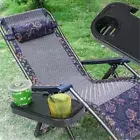 Zero Gravity Recliner Chair Clip Side Tray Table Cup Holder Sun Lounger Outdoor