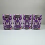 New Set Four (4) Purple Hungry Jacks Aussie Summer Glasses 2024 Limited Edition