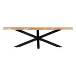[James Lane] Madras Live Edge Solid Acacia Wood Coffee Table
