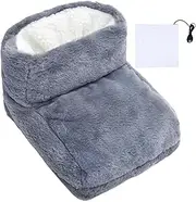 Electric Foot Warmer - Heated Slippers for Women Men - Fast Heating Pad Foot Warmers for Bedroom, Home, Office, Christmas
