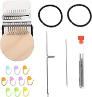 Hand Knitting Machine Mini Weaving Loom Boys and Girls Weaving Tool for Intellectual Development Parent-child Interaction