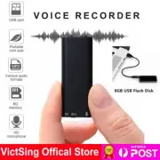 8GB Digital USB Voice Recorder Mini Sound Audio Recording Dictaphone MP3 Player