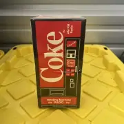Vintage Never Opened Coca-Cola Vending Machine AM FM Transistor Radio -1982-
