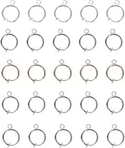 [MAGICLULU] Diy Jewelry Making Supplies 30pcs Earring Hooks and Backs for Earring Making