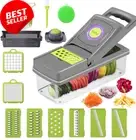 Vegetable Chopper, Mandoline Slicer, 14-in-1, Dicer, Grater, Container