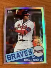 Ronald Acuña Jr. Topps 35th Anniversary Rainbow Refractor