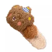 Lamb Hair Clip with Large Plush Duck Beak Clip for Creative Hair Styling