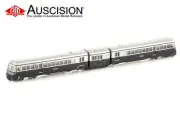 Auscision (WRC-1) 86RM 280HP Walker Rail Car VR Blue/Silver 1950-1955 - HO Scale