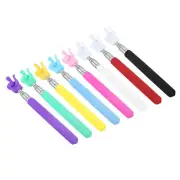 Telescopic Teachers Finger Pointer Stick, 8 Colors 8pcs