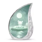 Bear Urn - Tear Drop Urns For Ashes - Cremation Urns For Adults