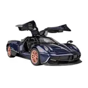 Catzon 1:32 Huayra Dinastia Alloy Car Model with Pull-Back Functionality and Sound Light Effects-Blue