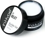 Hard Builder Gel for Nail Extension/Strengthening (milky white #1) Color Sculpting Gel UV/LED Cured