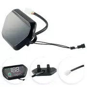 Sleek Black LCD Display Meter Control Panel For EBike Electric Scooter Motor