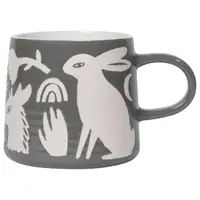 在飛比找momo購物網優惠-【DANICA】石陶馬克杯 動物圖騰355ml(水杯 茶杯 