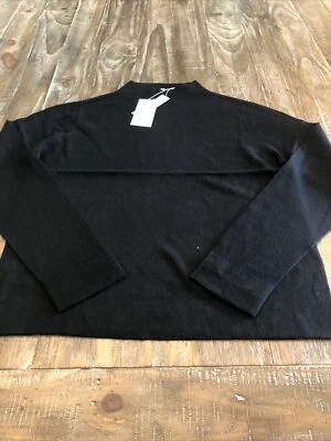 VINCE Seamless Wool Blend Pullover In Black Size S in Black