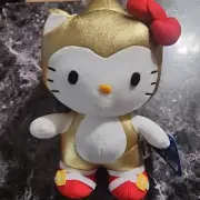 SDCC Exclusive Sonic the Hedgehog X Sanrio Golden Hello Kitty Plush Exclusive
