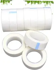24pcs Eyelash Grafting Tape Fabric Eye Patch Tape False Eyelash Tape Eyelash Tape Adhesive Medical Elastic Foam Tape Foam Grip Tape Eyelash Grafting Adhesive Tape Lashes Tape White
