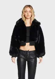[AZALEA WANG] Black Drew Street Jacket