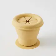 Nordic Kids Henny Silicone Collapsible Snack Cup - Lemon