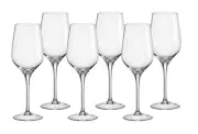 Bohemia Crystal Rebecca White Wine Glass, Set of 6 - 350mL