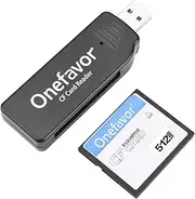 CompactFlash Cards Reader, Compact Flash CF Memory Card USB Reader Reader/Writer (with 512MB CF Card)