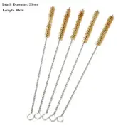 Professional Stainless Steel Cylinder Wire Tube Brush Set 5pcs 10 30mm