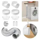Dryer Vent Connector Kit Double 90 Degree Dryer Vent Elbow + Dryer Vent Hose