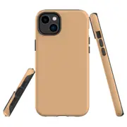 For iPhone 14 Case Tough Protective Cover, Peach Orange