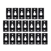 20pcs Speaker Wall Mount Bracket Wall Shelf Brackets Metal Keyhole Hangers