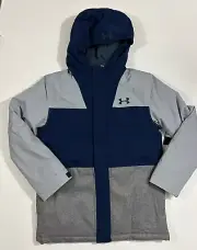 NEW Under Armour Youth Boys Large Superthaw Storm Cold Gear Ski Coat Blue Gray