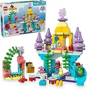 [LEGO] DUPLO® Disney Ariel’s Magical Underwater Palace 10435 The Little Mermaid Construction Toy, Undersea Castle Building Set for Preschool Kids Aged 2 Plus Who Love Role Play