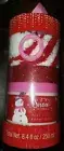 Simple Pleasures Snow Flurries Foot Cream & Plush Socks Red/White Striped 8.4 oz