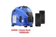 1* Gentrax 3.5KW Max 3.0KW Rated Inverter Generator Pure Sine Wave + 2* VoltX 5000mAh Power Bank