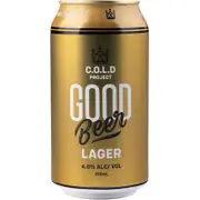 All Inn Brewing Cold Project Lager Can 375mL