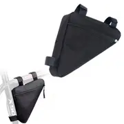 Sporting Accessories Bike Cycling Triangle Bag Front Frame Bicycle Black Pouch