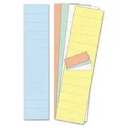 Mastervision Data Card Replacement 2" w x 1"h Assorted Colors 1000/Pack FM1312