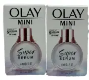 2 Pack Olay Mini Super Serum 14mL New 5 In 1 Serum