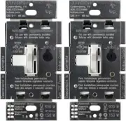 Lutron Toggler LED+ Dimmer Switch | 150-Watt, Single-Pole/3-Way | TGCL-153PH-...