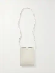 [Jil Sander] Jil Sander - Tangle Small Leather Shoulder Bag - Off-white - One size One size Off-white