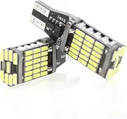 Pair of Super Bright Led t High Power Bulbs for Backup Reverse Light Lamps Easy Install Long-life Led Lights White