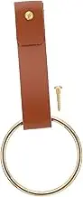 TEHAUX Wall Mounted Towel Ring Minimalist Bathroom Towel Holder Home Towel Organizer for Efficient Bathroom Storage for Decor