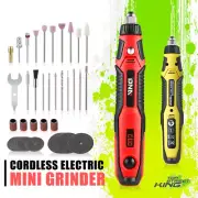3.7V Power Rotary Cordlsess Mini Drill Grinder Muti-Tool Set w/47pcs Accessories