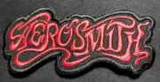 Embroidered Aerosmith Rock band Patch approx 1.5 x4"